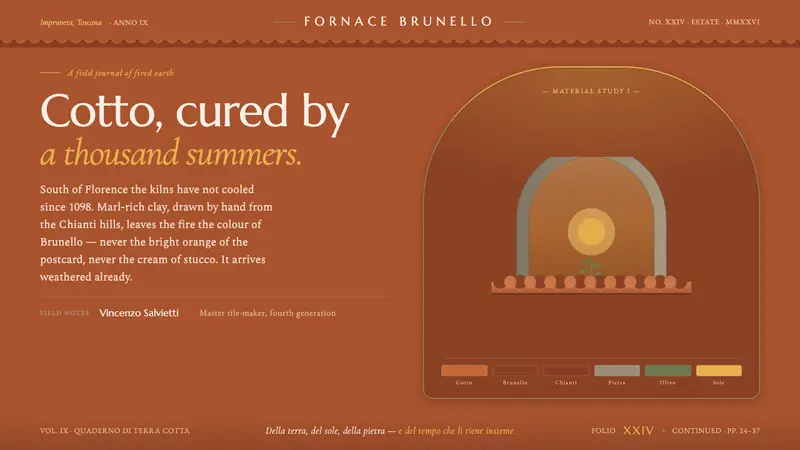 Tuscan Terracotta — design style preview