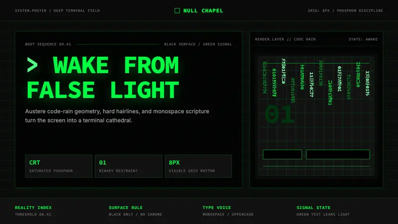 The Matrix (Green-Code) — Cover
