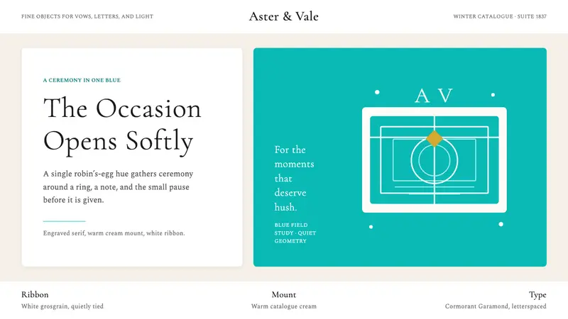 Tiffany & Co — design style preview