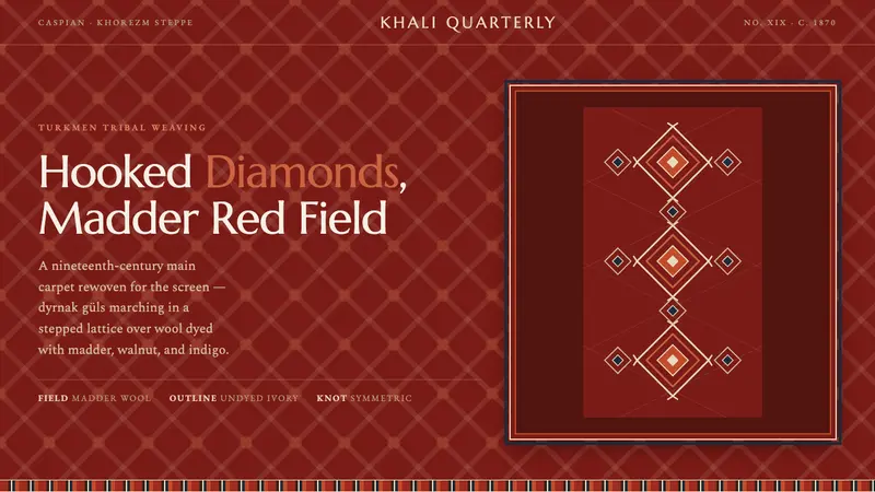 Yomut Gül Carpet — design style preview