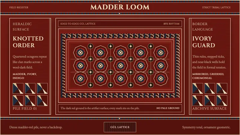 Turkmen Bukhara Rug — design style preview