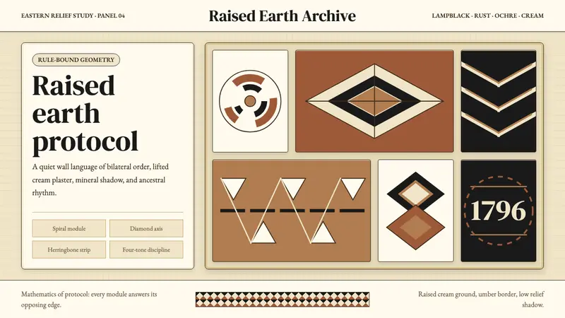 Imigongo (Rwanda Cow-Dung Geometric Art) — design style preview