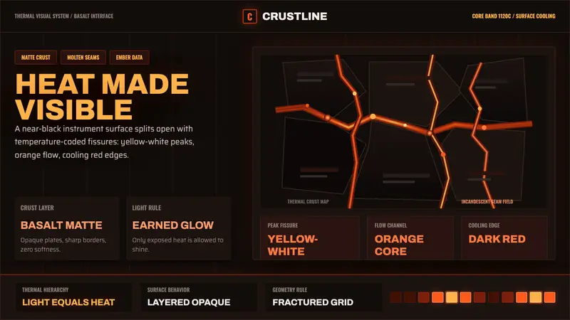 Kīlauea Lava Flow — design style preview