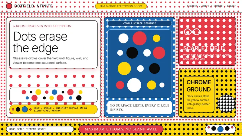 Yayoi Kusama Polka Dot — design style preview