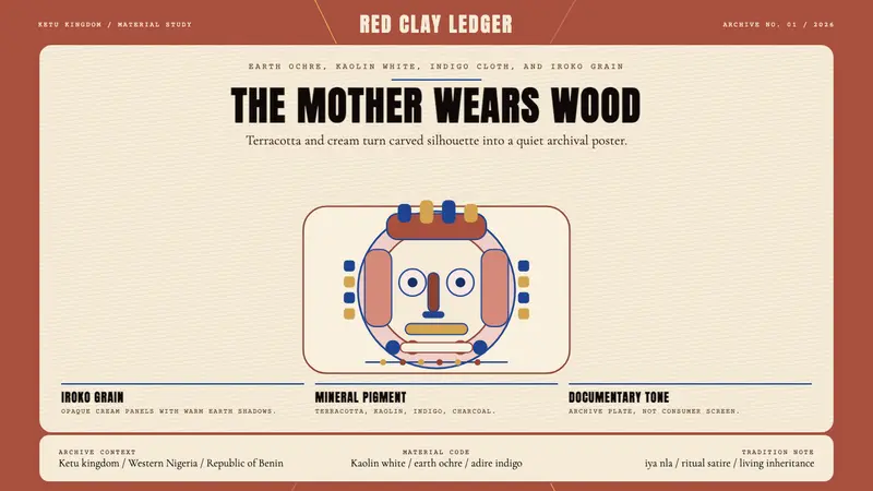 Yoruba Gelede Mask — design style preview