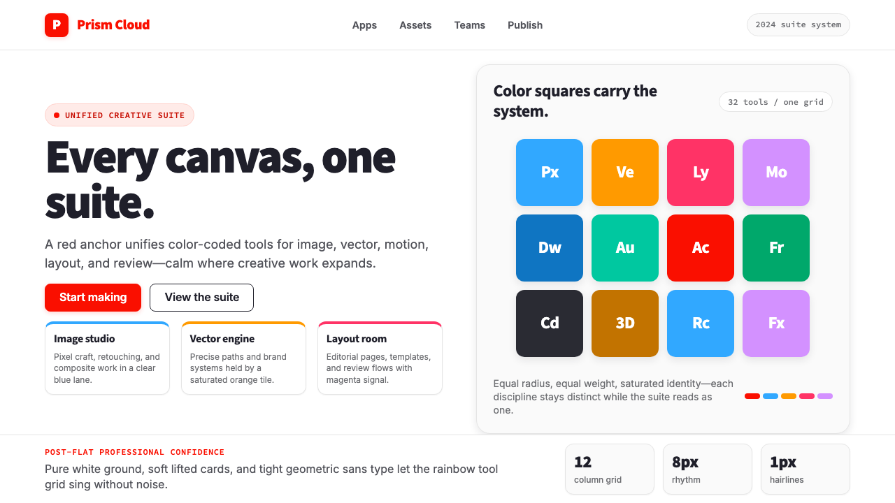 Adobe Creative Cloud design style
