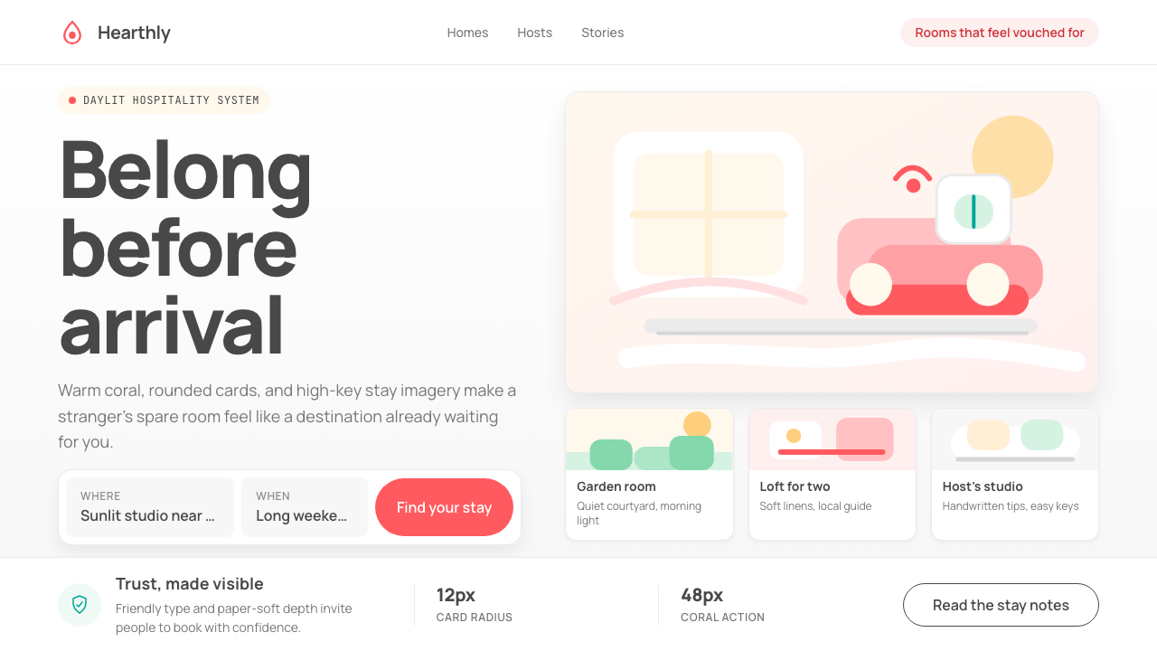 Airbnb 2014 design style