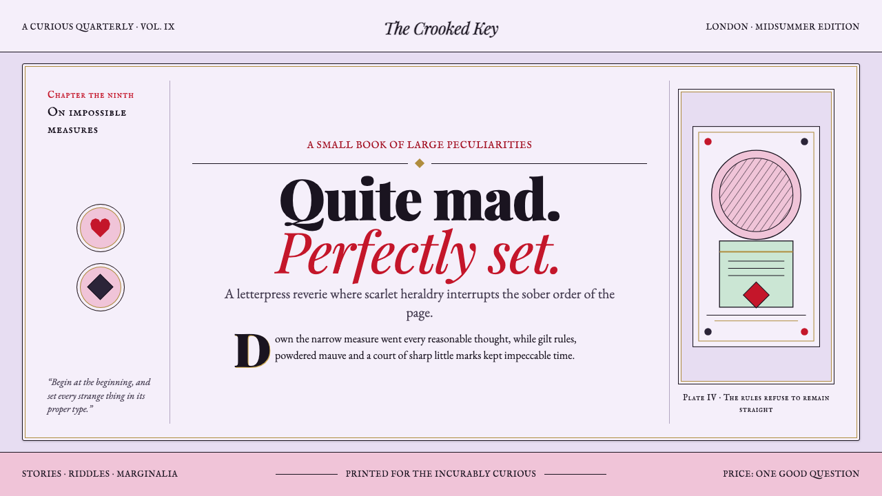Alice in Wonderland (1865) design style