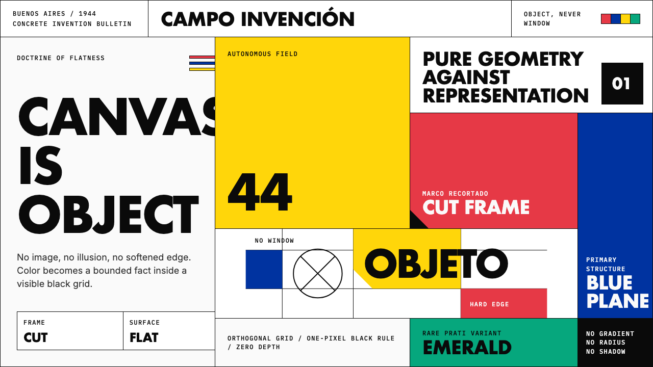 Argentine Arte Concreto design style