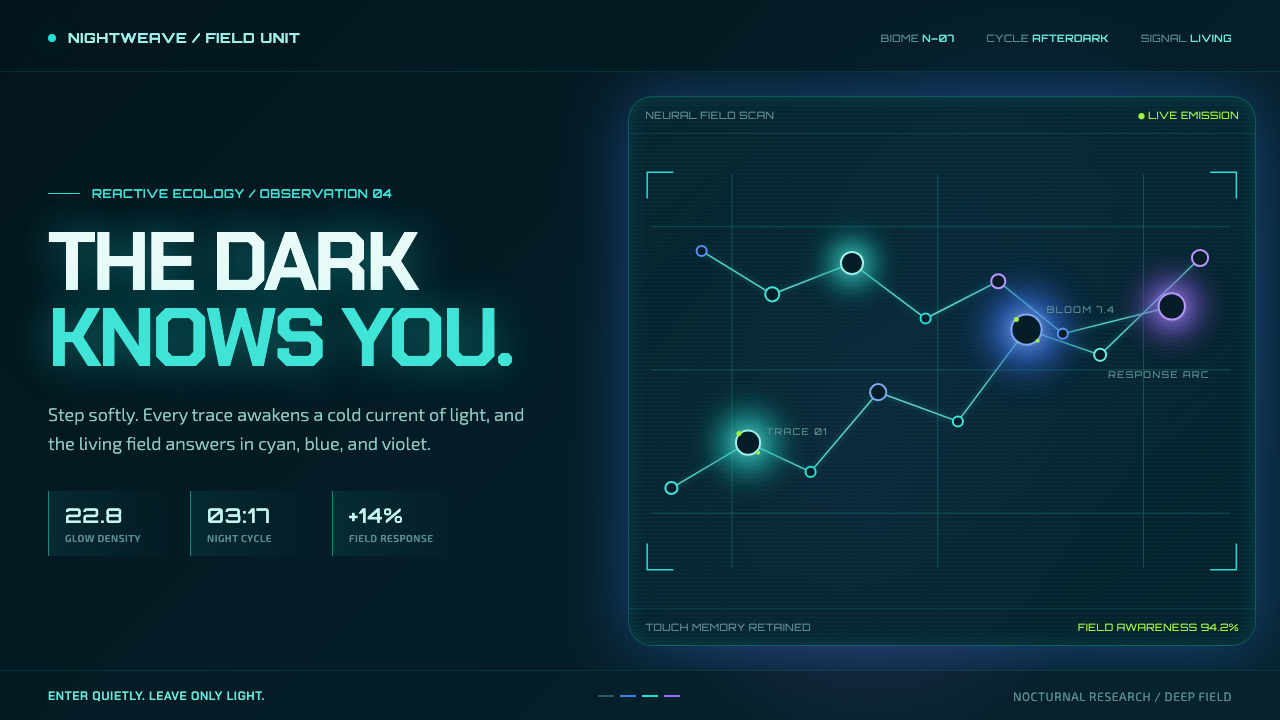 Avatar — Pandora Bioluminescence (2009) design style — example