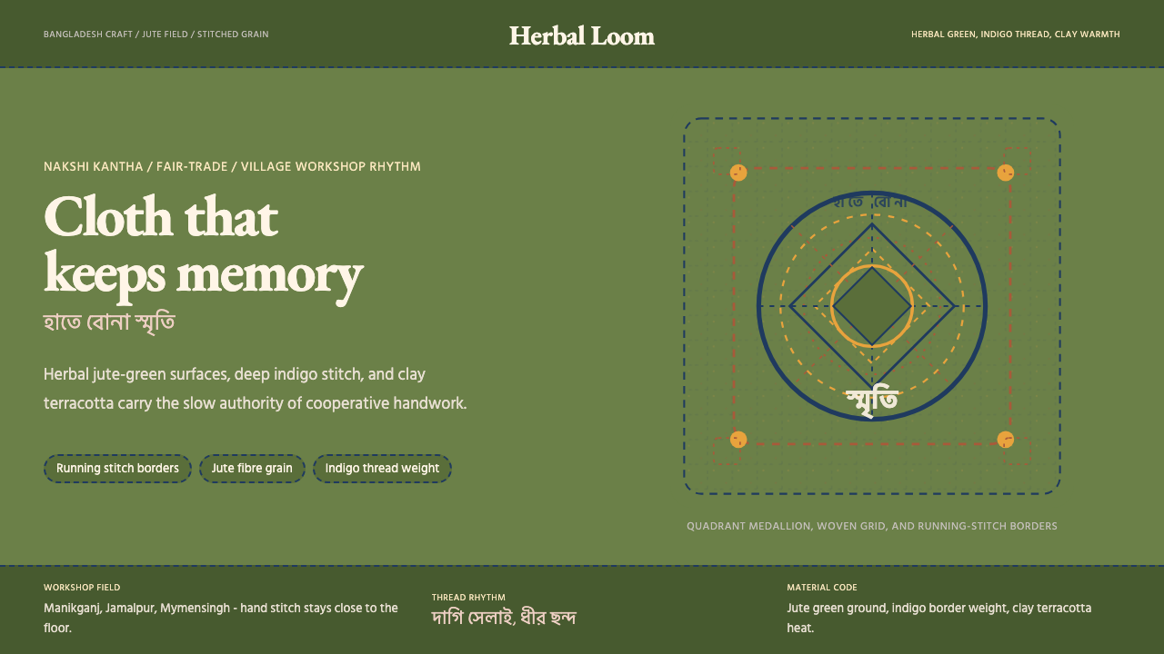 Bangladeshi Jute Craft design style