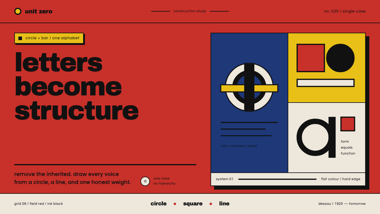 Bayer Universal Bauhaus design style — example