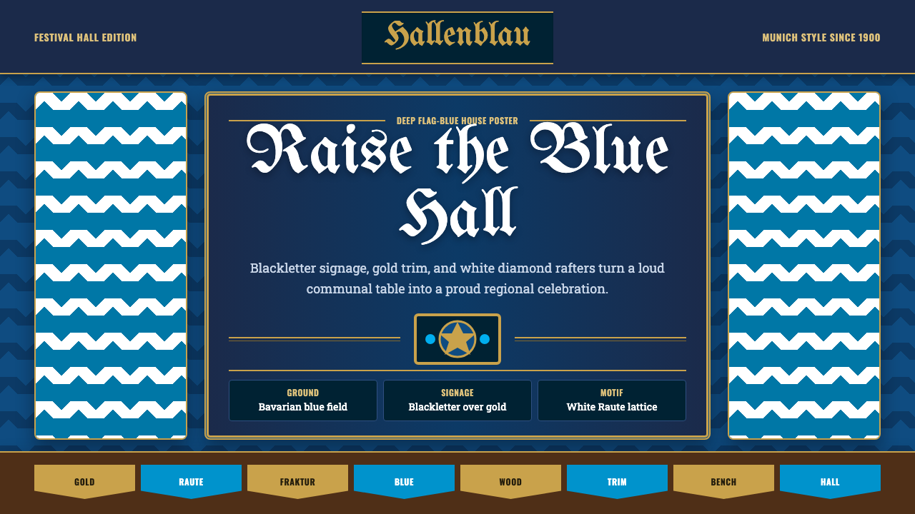 Bavarian Beer Hall design style