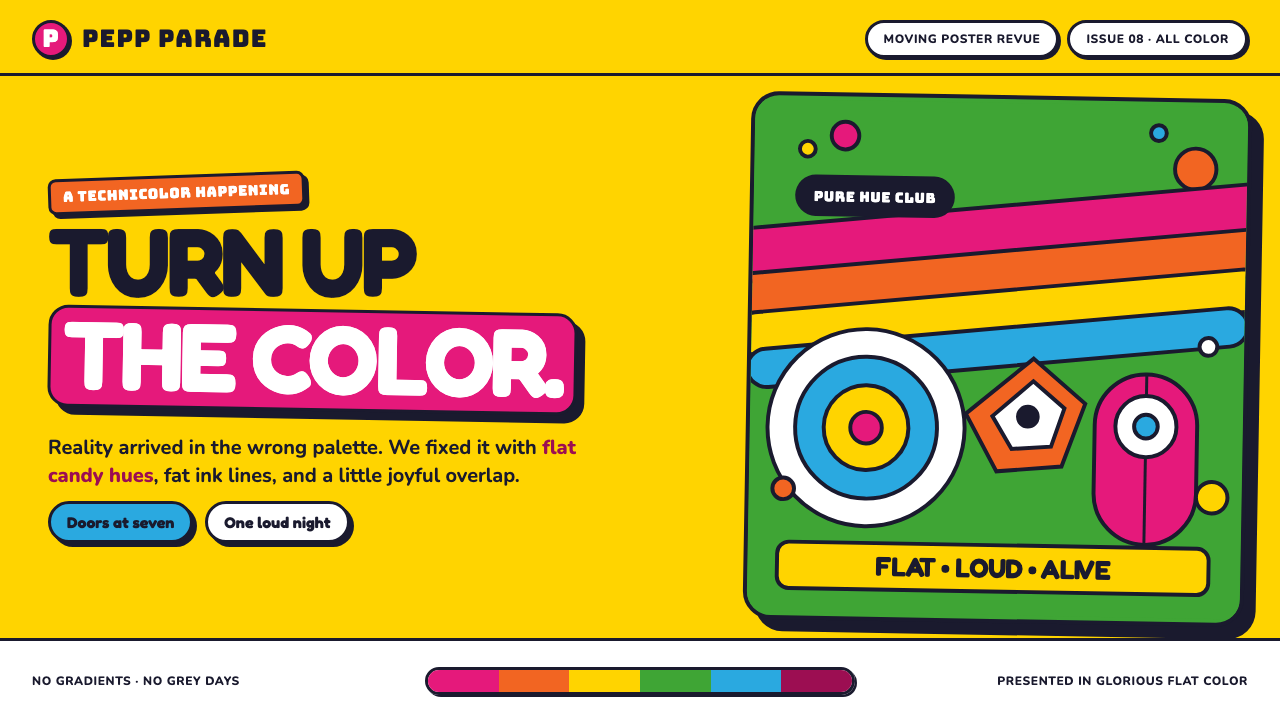 Yellow Submarine (Edelmann pop) design style — example