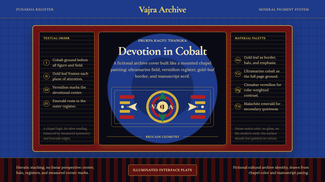 Bhutanese Drukpa Kagyu Thangka design style