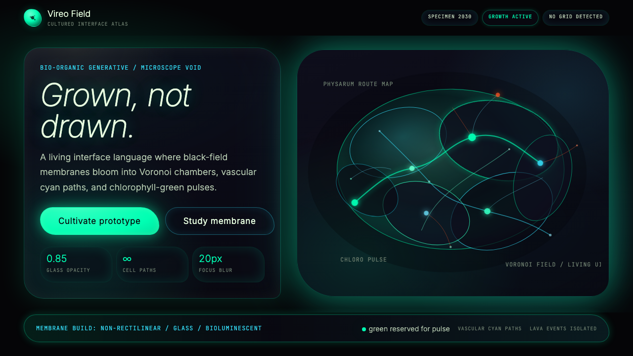 Bio-Organic Generative design style