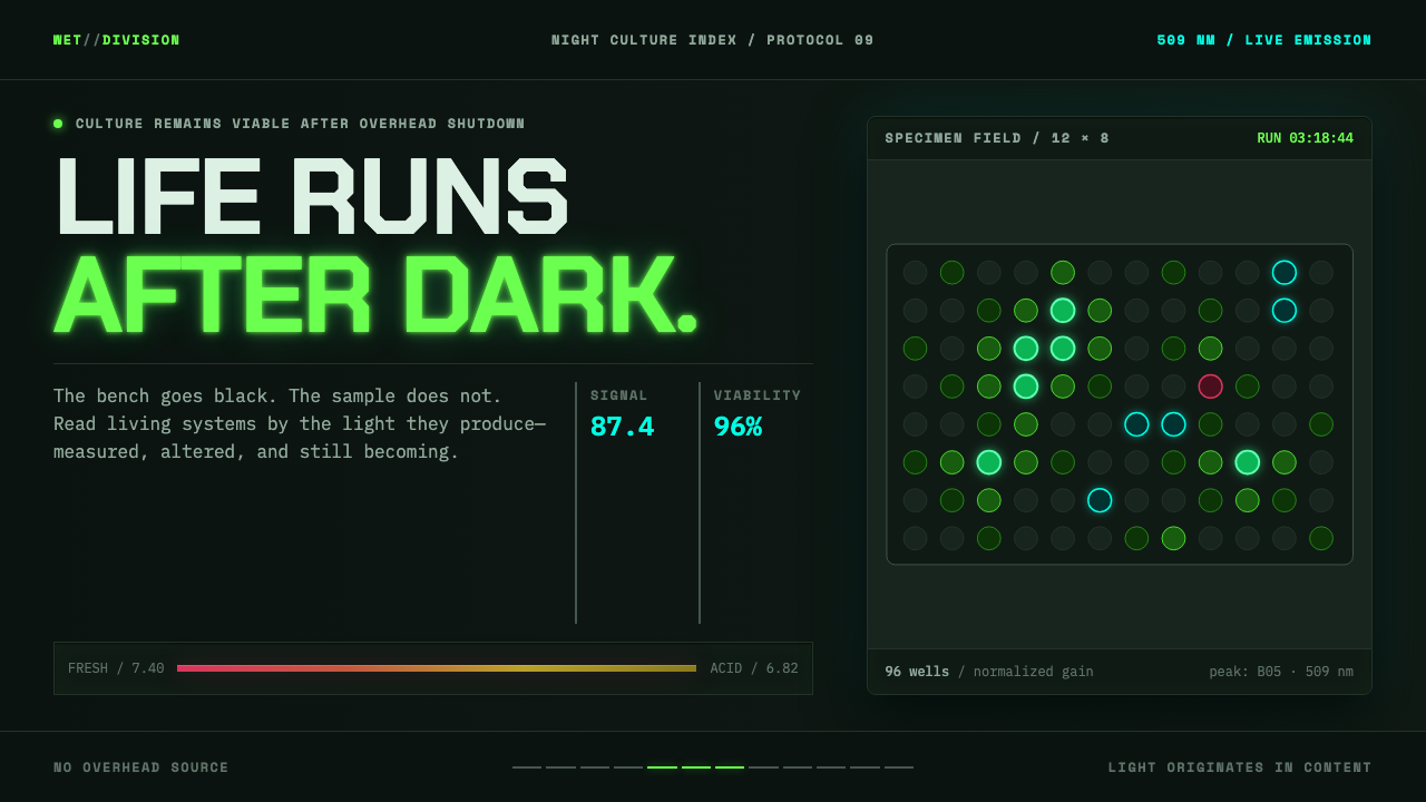 Biopunk Wetware design style — example
