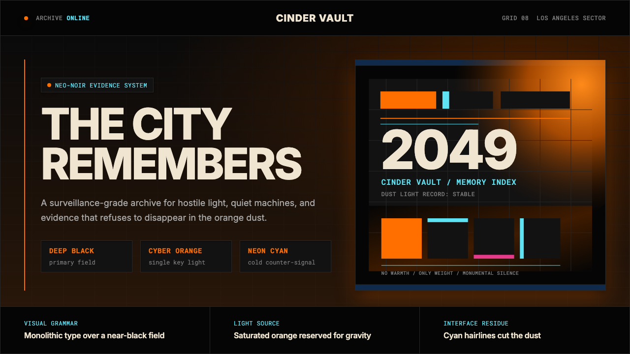Blade Runner 2049 design style