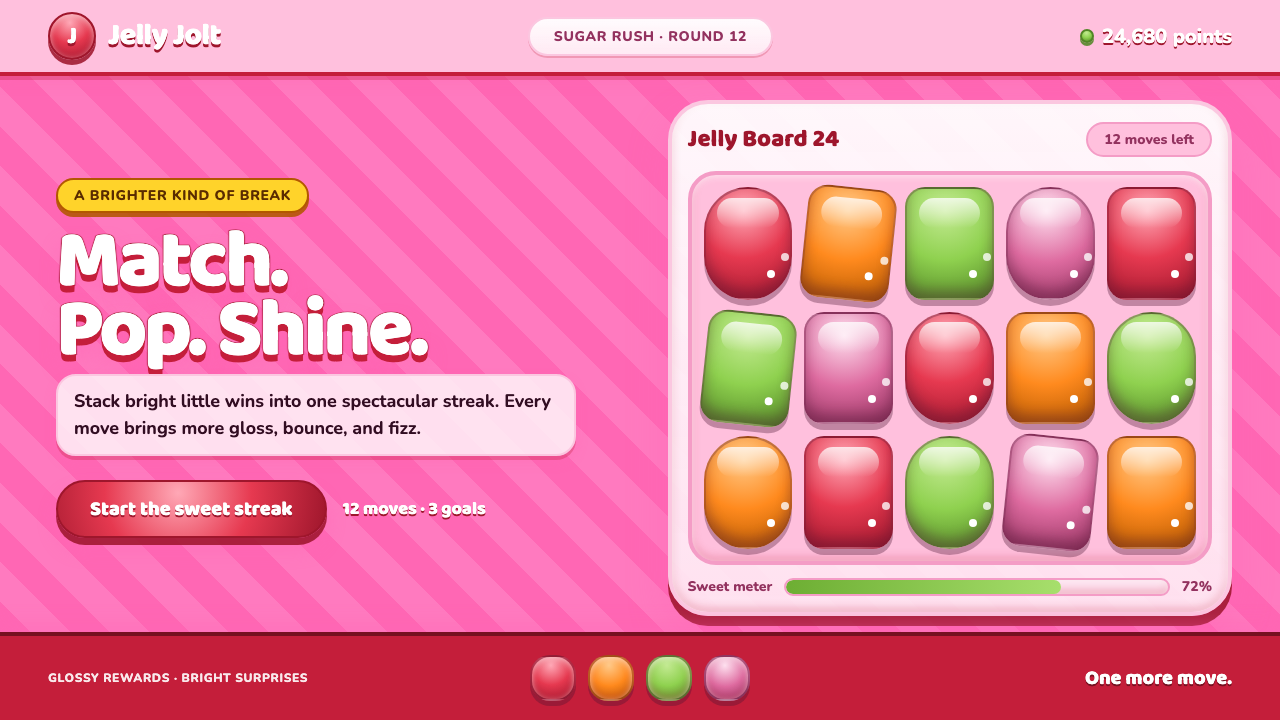 Candy Crush (2012) design style — example
