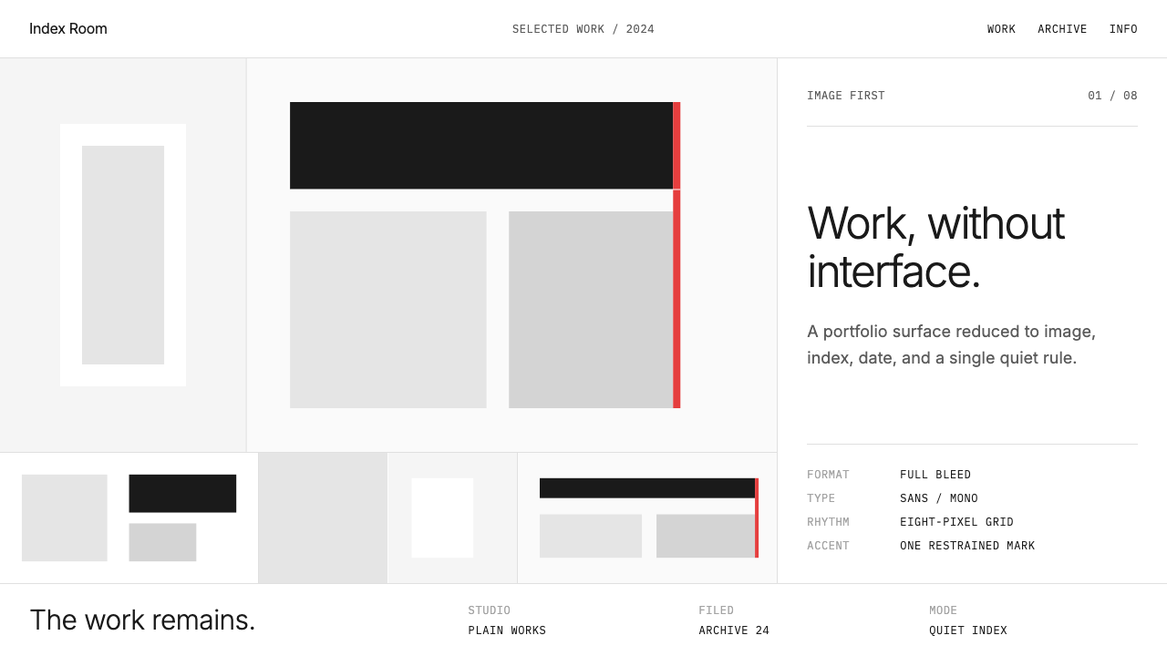 Cargo Collective Portfolio design style