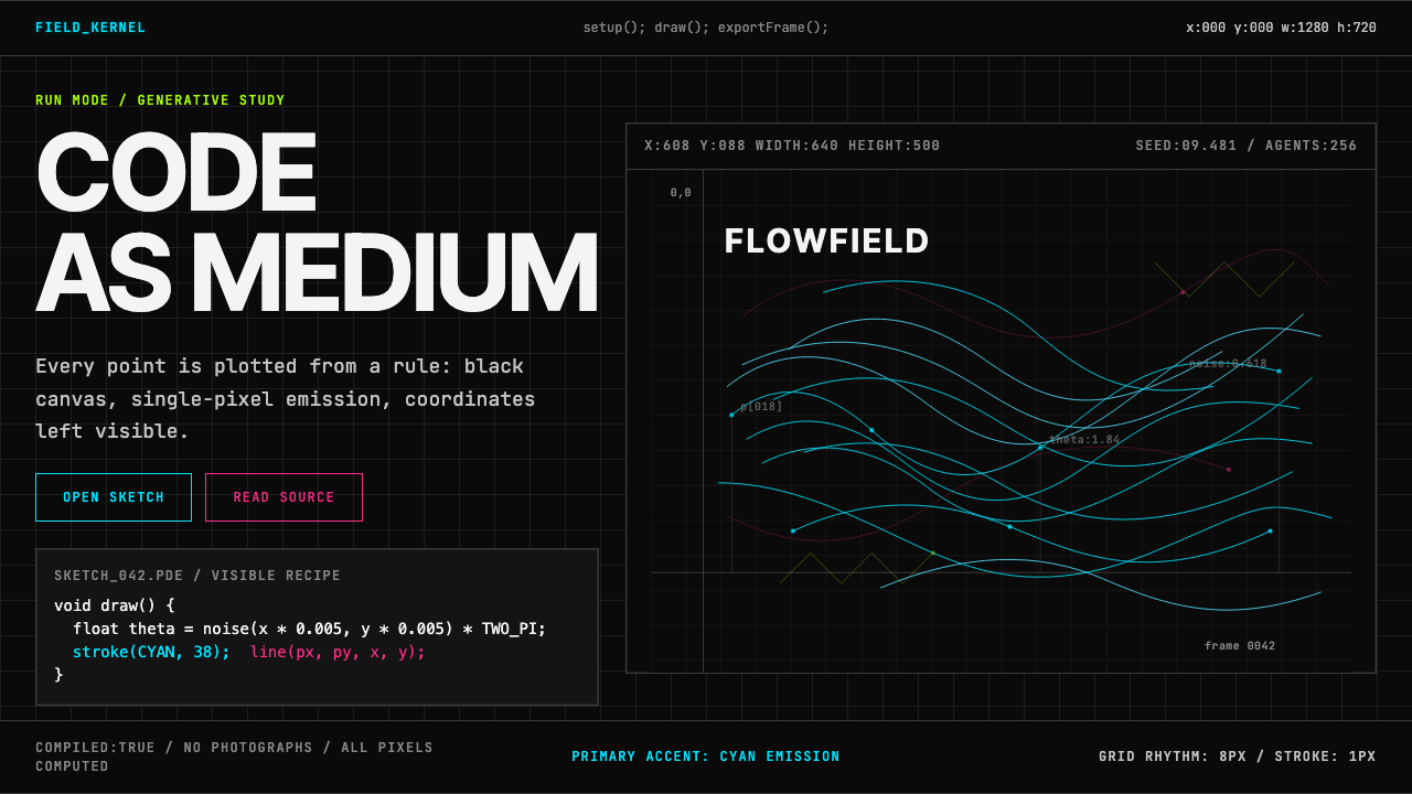 Processing / Generative design style