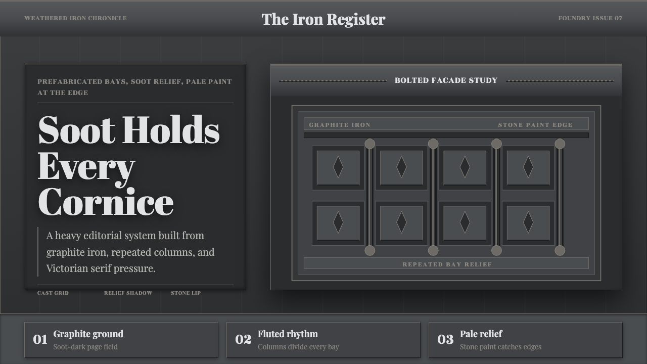 Cast Iron SoHo Facades design style
