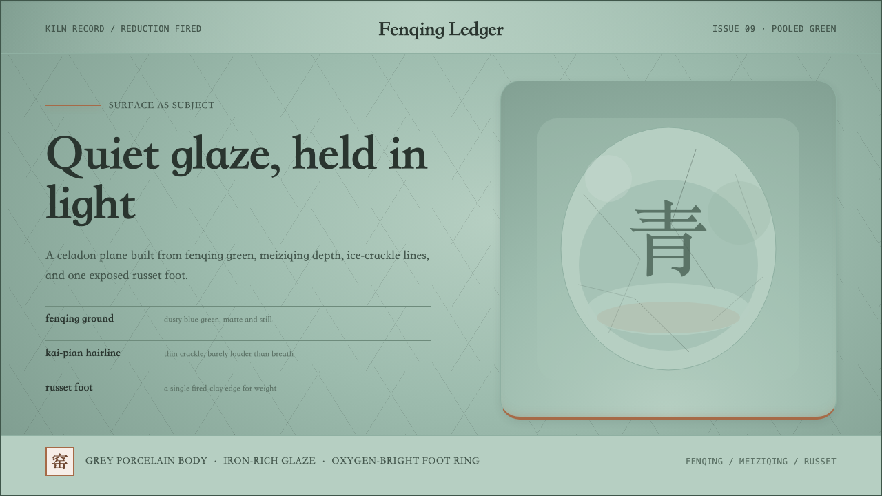 Longquan Celadon design style