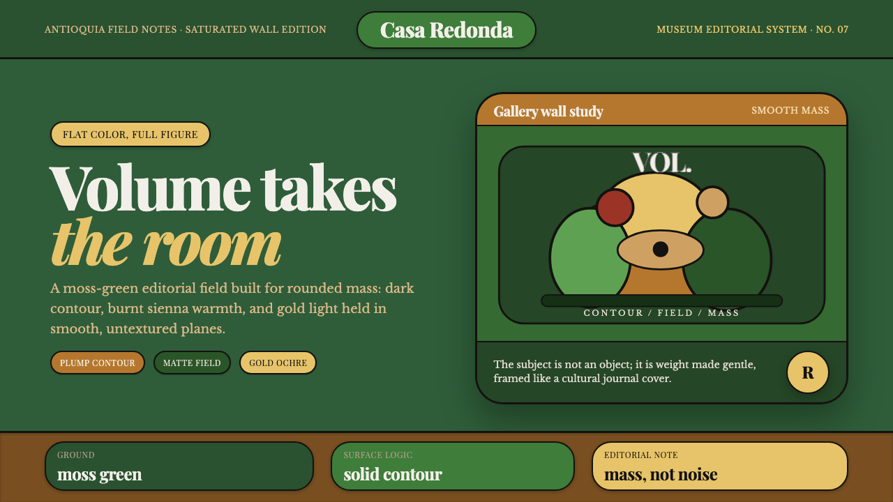 Botero Boterismo Volume design style