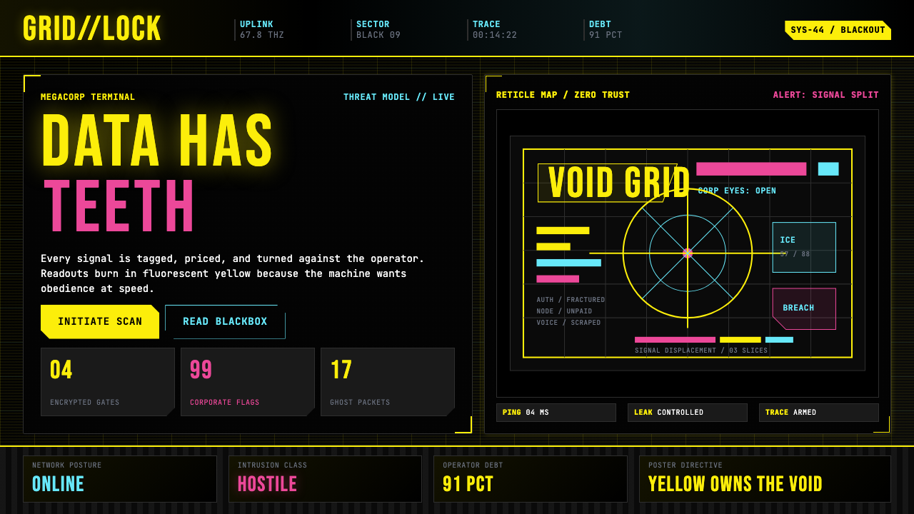 Cyberpunk 2077 (Screen UI) design style