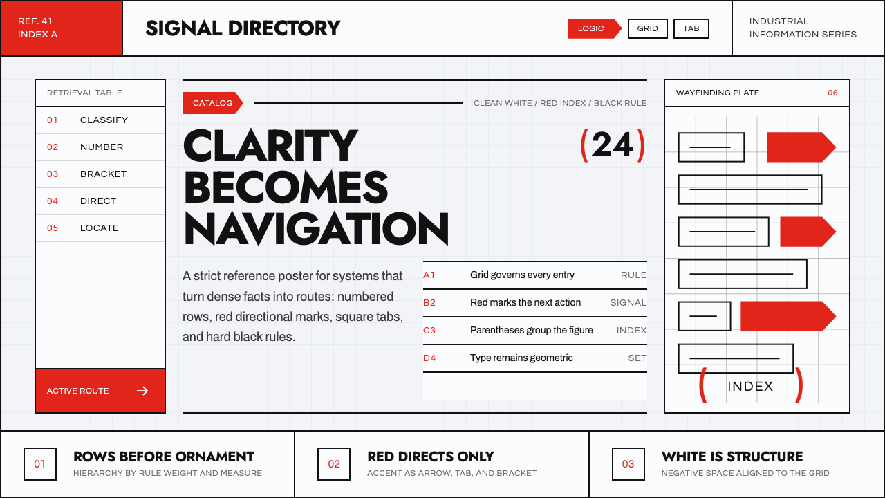 Ladislav Sutnar Information Design 设计风格示例