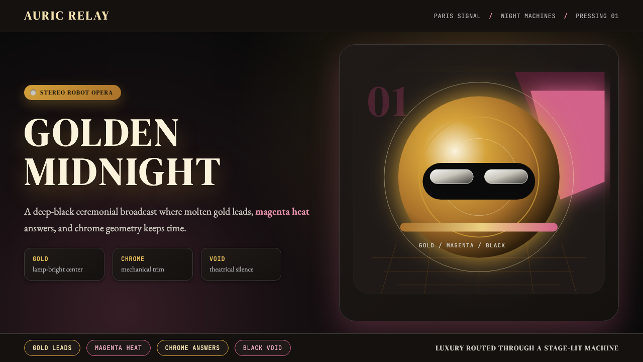 Daft Punk Discovery (Gold-Helmet) design style