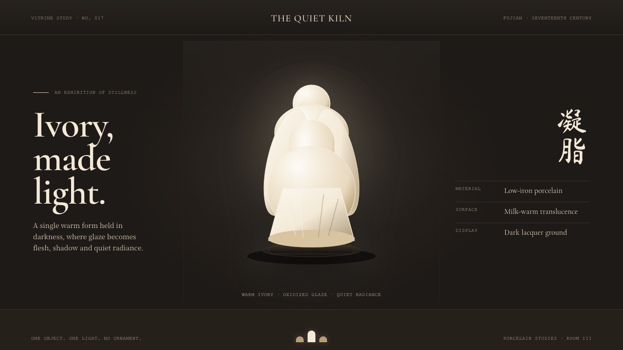 Dehua Blanc de Chine design style