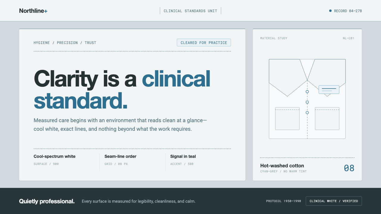 Doctor's Clinical Lab Coat design style — example