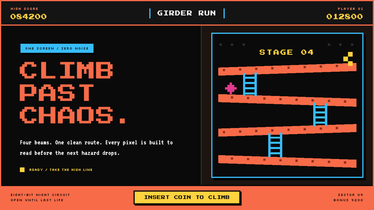 Donkey Kong (1981 Arcade) design style — example