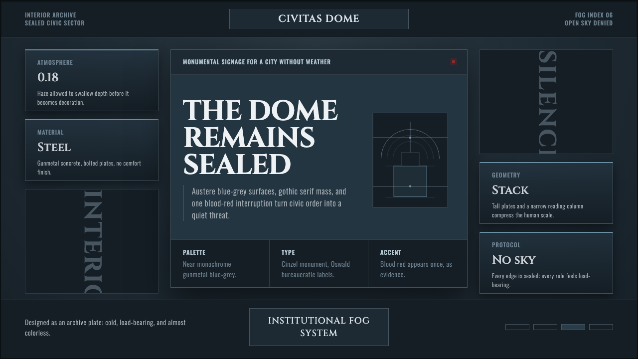 Ergo Proxy Romdeau Domes design style — example