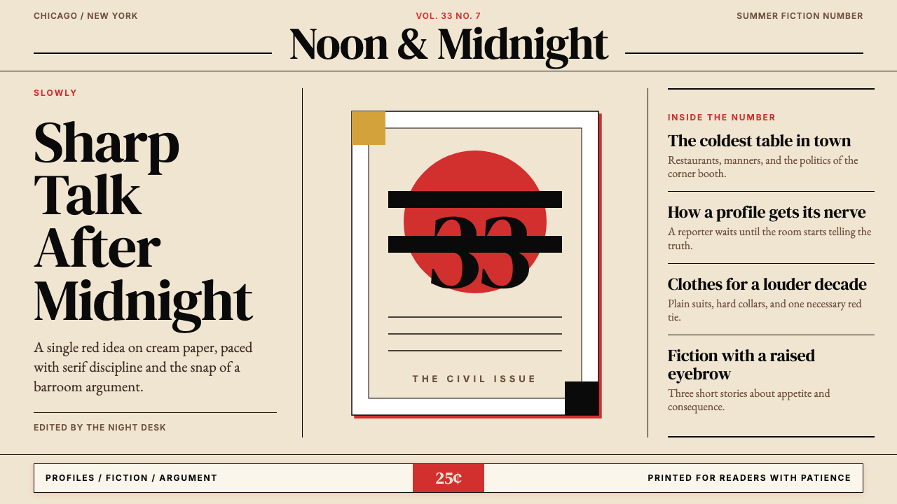 Esquire Magazine design style