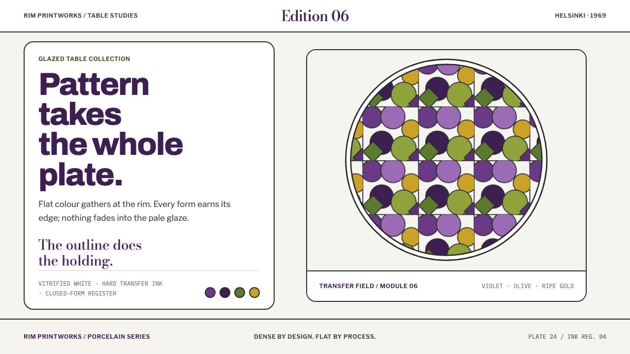 Arabia Paratiisi design style — example