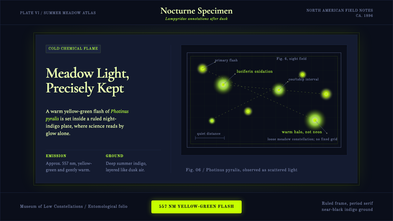 Firefly Bioluminescence design style
