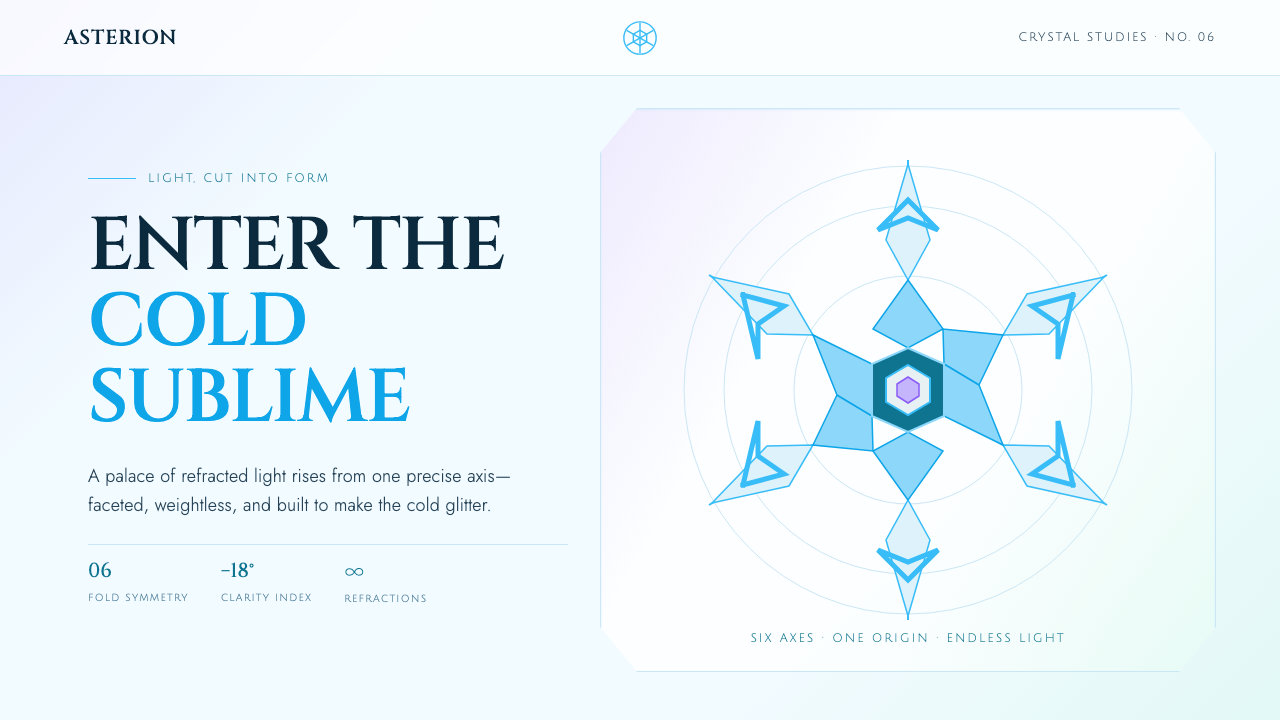Frozen Ice Palace (2013) design style — example