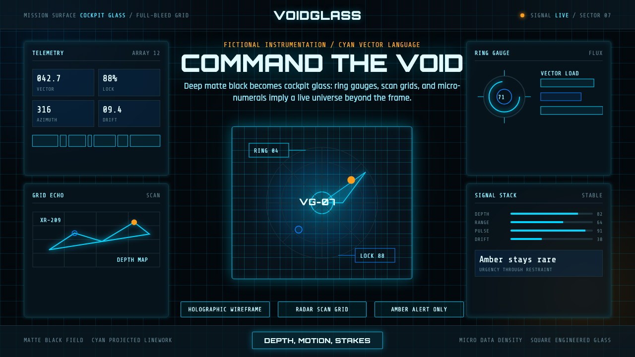 FUI Sci-Fi HUD design style