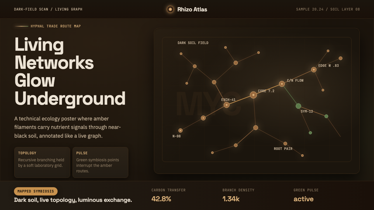 Mycelium Network design style