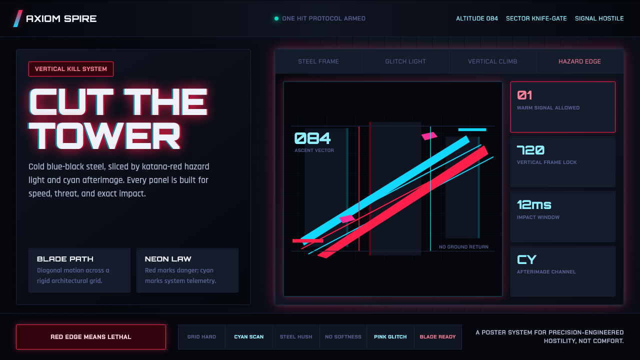 Ghostrunner Dharma Tower design style — example
