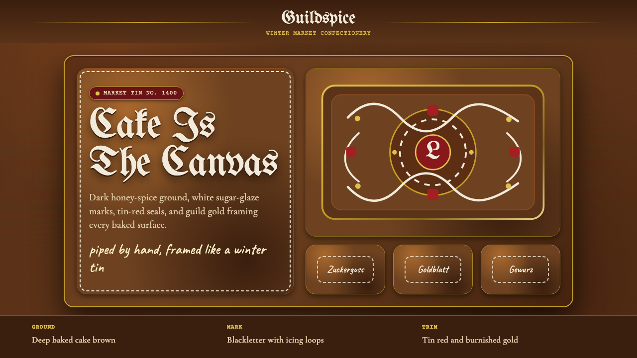 Nuremberg Lebkuchen design style
