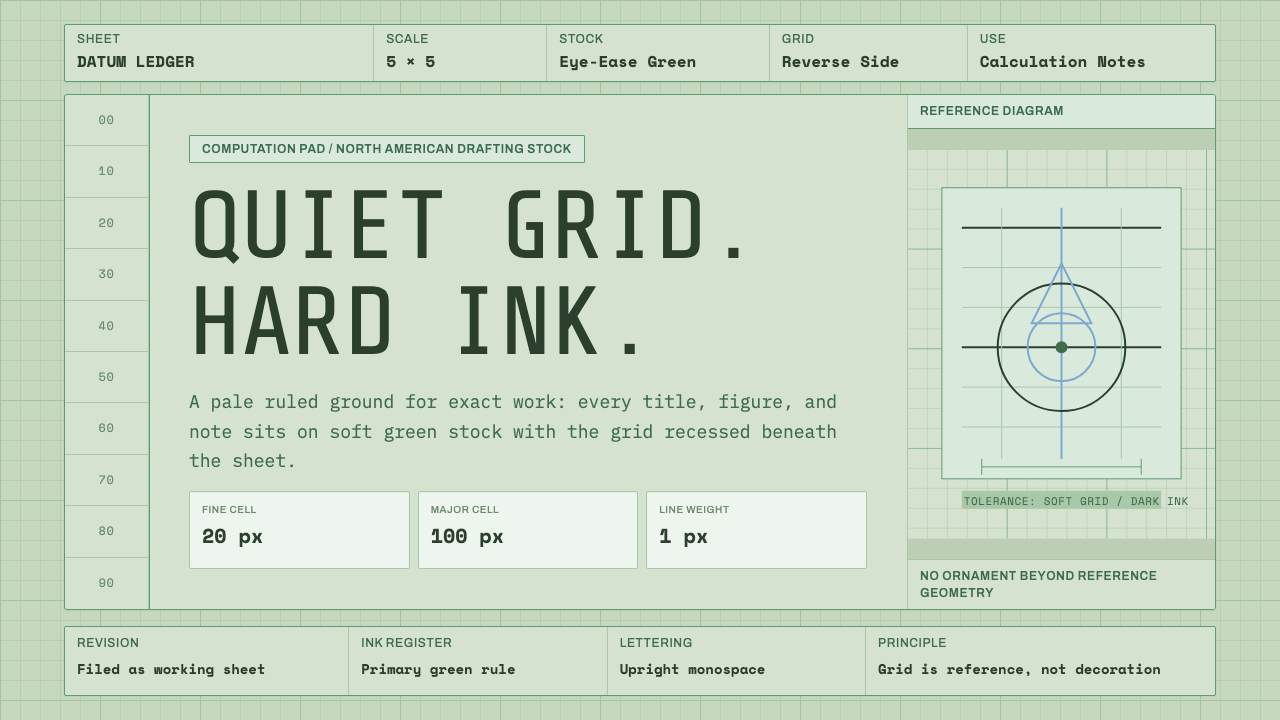 Engineering Graph Pad design style — example