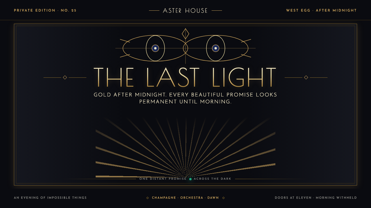 The Great Gatsby (1925) design style — example