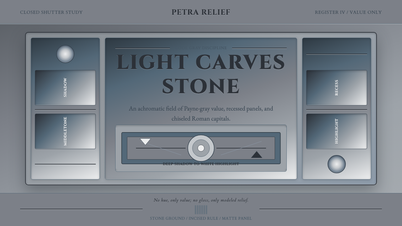 Grisaille Painting design style