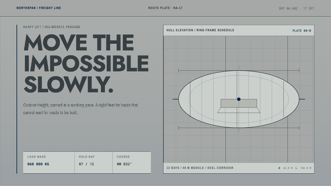 Hydrogen Airship Freight design style — example
