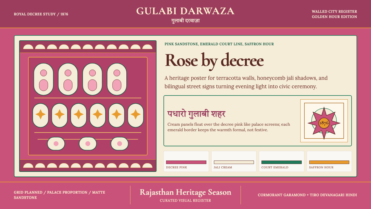 Jaipur Pink City Rajasthan design style