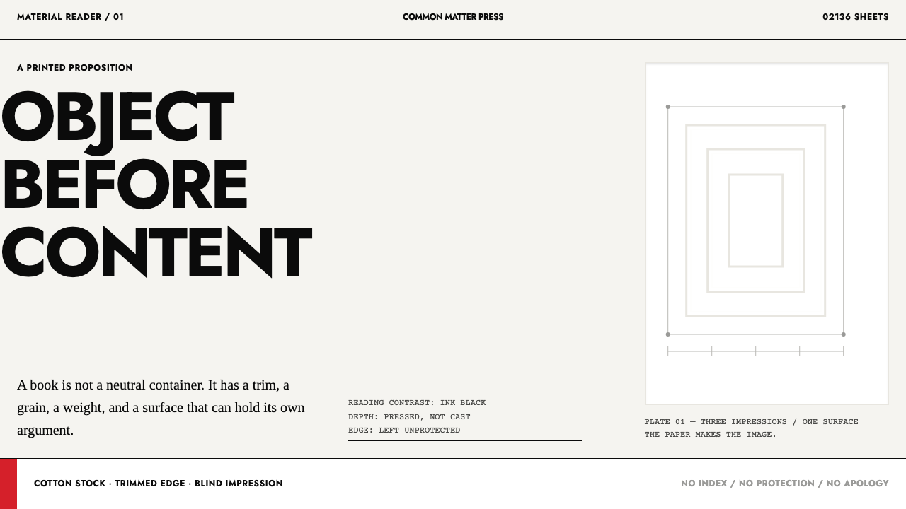Irma Boom Book Objects design style — example