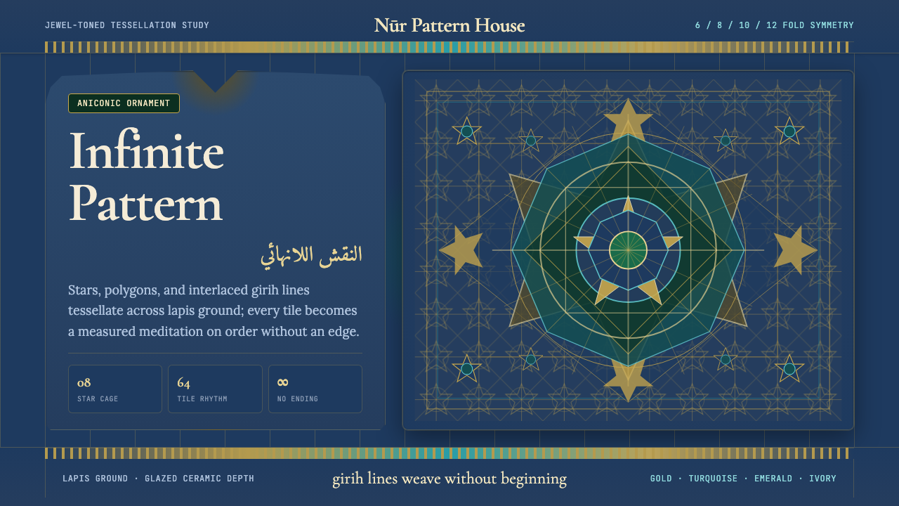 Islamic Geometric Art design style